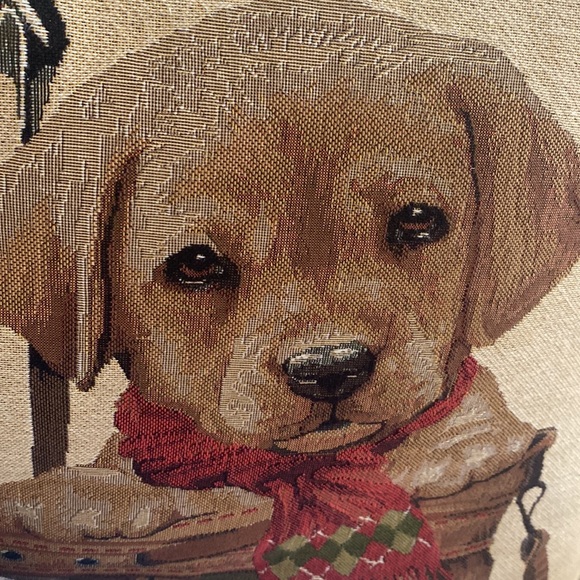 Vintage Crown Textile Co., LTD Labrador dog golf pillow decorative feather fill - Picture 11 of 16